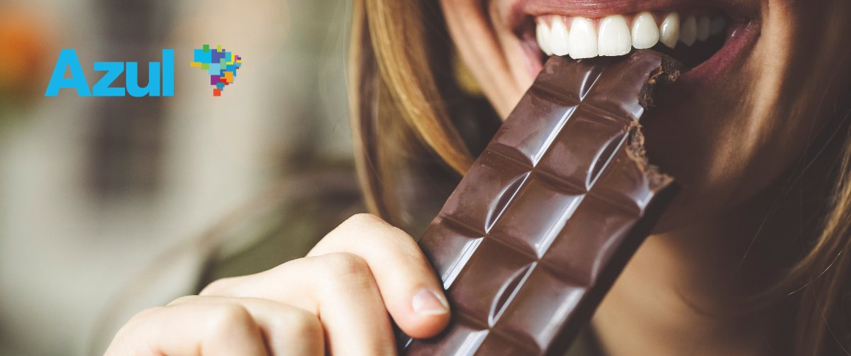 Azul distribui chocolates Hershey’s na Classe Executiva - Imagem do artigo