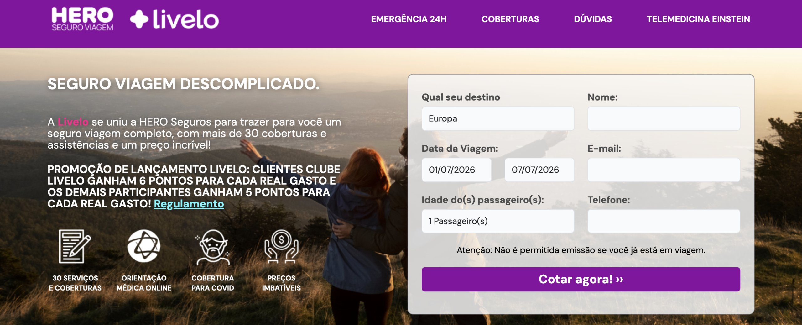 Seguro viagem Europa 2026: preços e coberturas atualizados - Imagem do artigo original