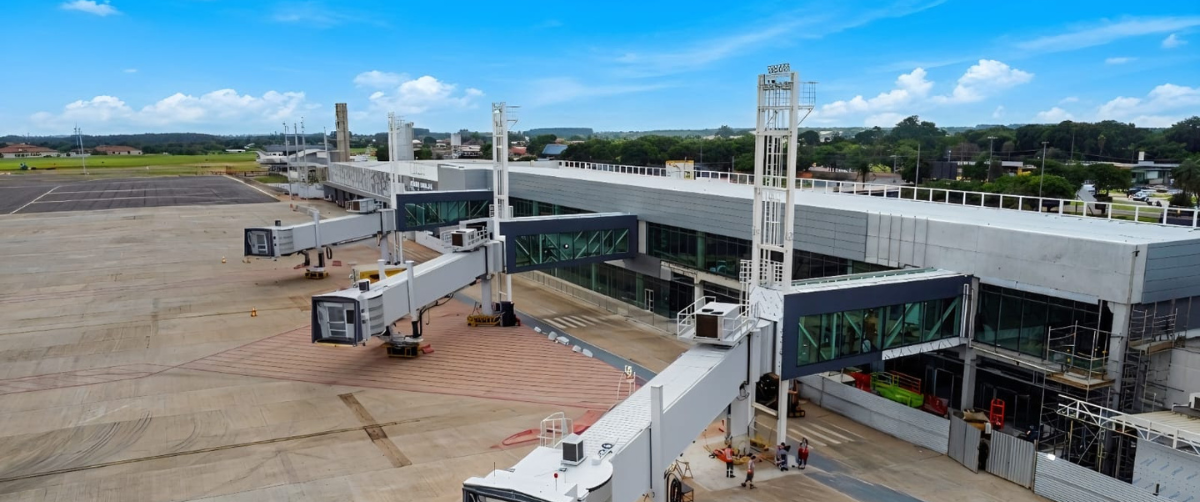 Aeroporto de Campo Grande estreia pontes de embarque - Imagem do artigo original