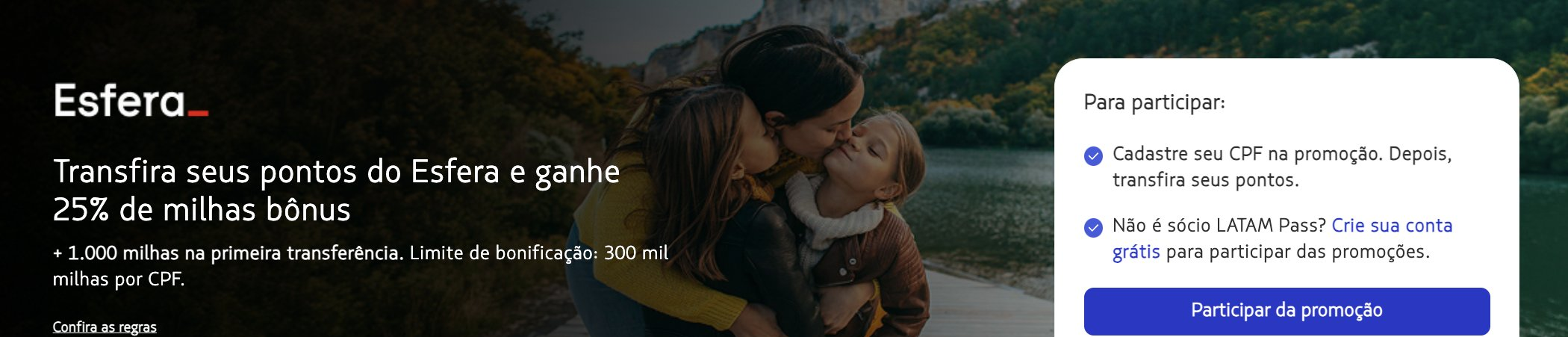 LATAM Pass 25% de bônus: últimas horas para transferir Esfera - Imagem do artigo original