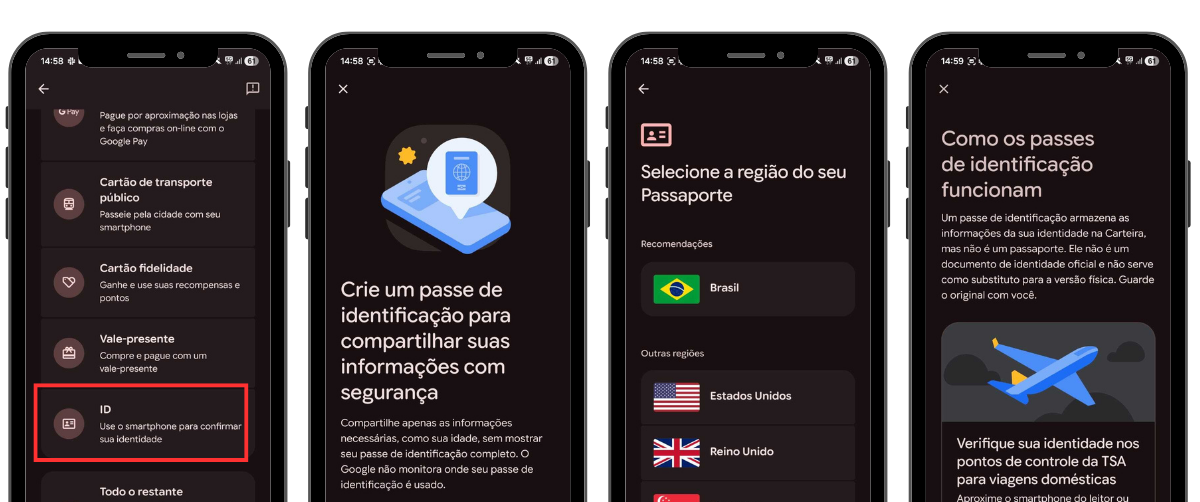 ID digital do Google chega ao Brasil via Carteira - Imagem do artigo original